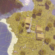An aerial view of the Minecraft chunk used by TheMisterEpic.